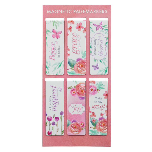 Magnetic Page markers Set - Blossoms of Blessings