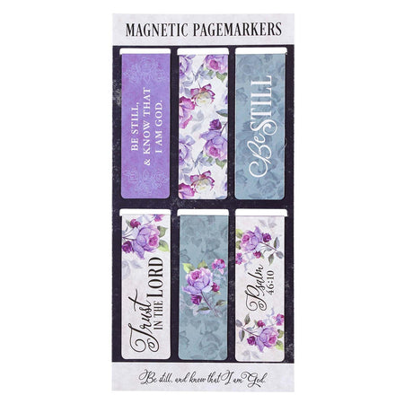Magnetic Page marker Set - Vintage Faith Hope and Love