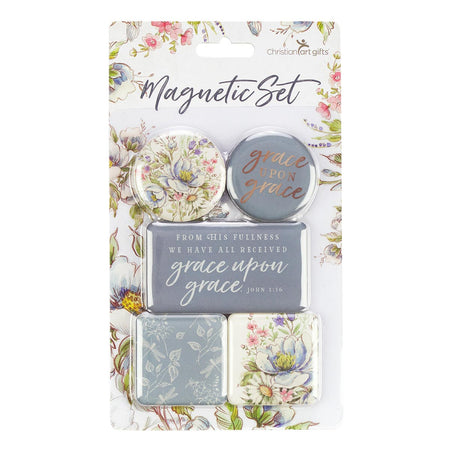Hope and Trust Floral Assorted Magnet Set