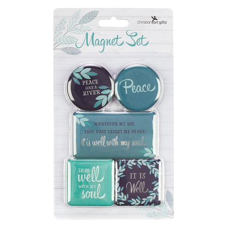 Give You Rest Glass Magnet Set - Matthew 11:28