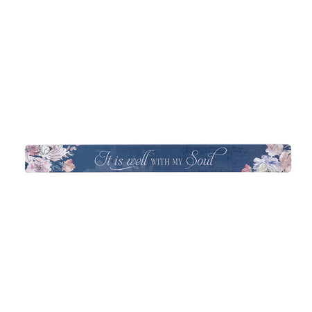 Thankful Grateful Blessed Blue Magnetic Strip