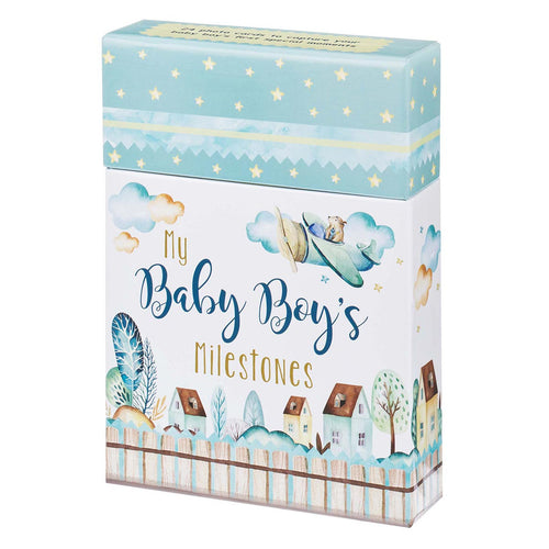 My Baby Boy's Milestone Cards