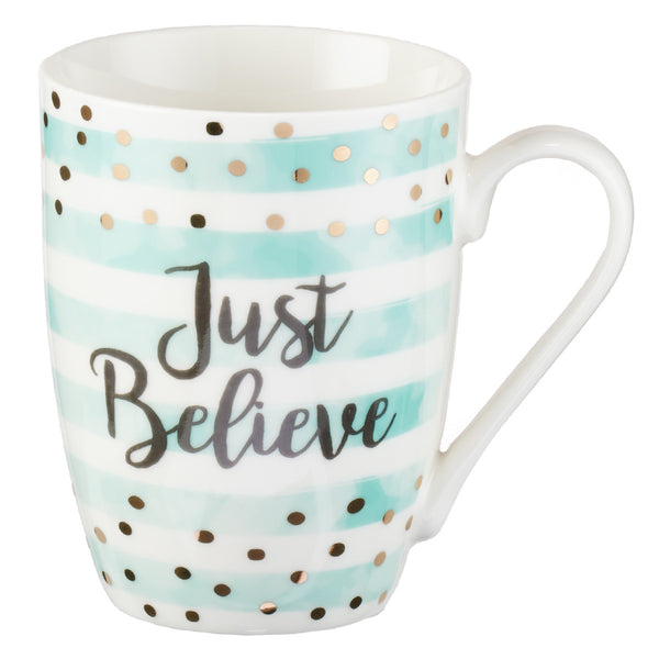 Just Believe Ceramic Coffee Mug - Mark 5:36