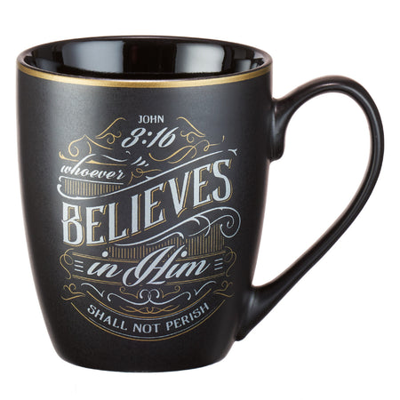 Sufficient Grace Teal Ceramic Coffee Mug – 2 Corinthians 12:9