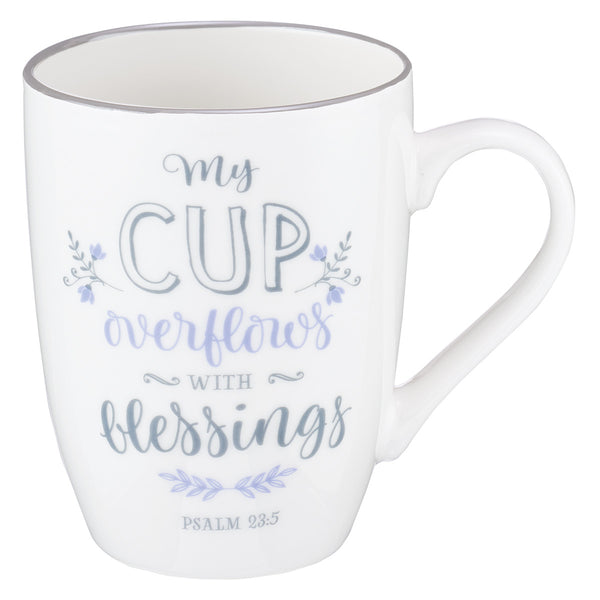 My Cup Overflows Coffee Mug - Psalm 23:5