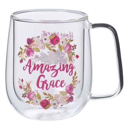 Amazing Grace Green Camp Style Coffee Mug