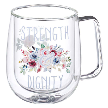 Be Still and Know Pink Camp Style Coffee Mug - Psalm 46:10