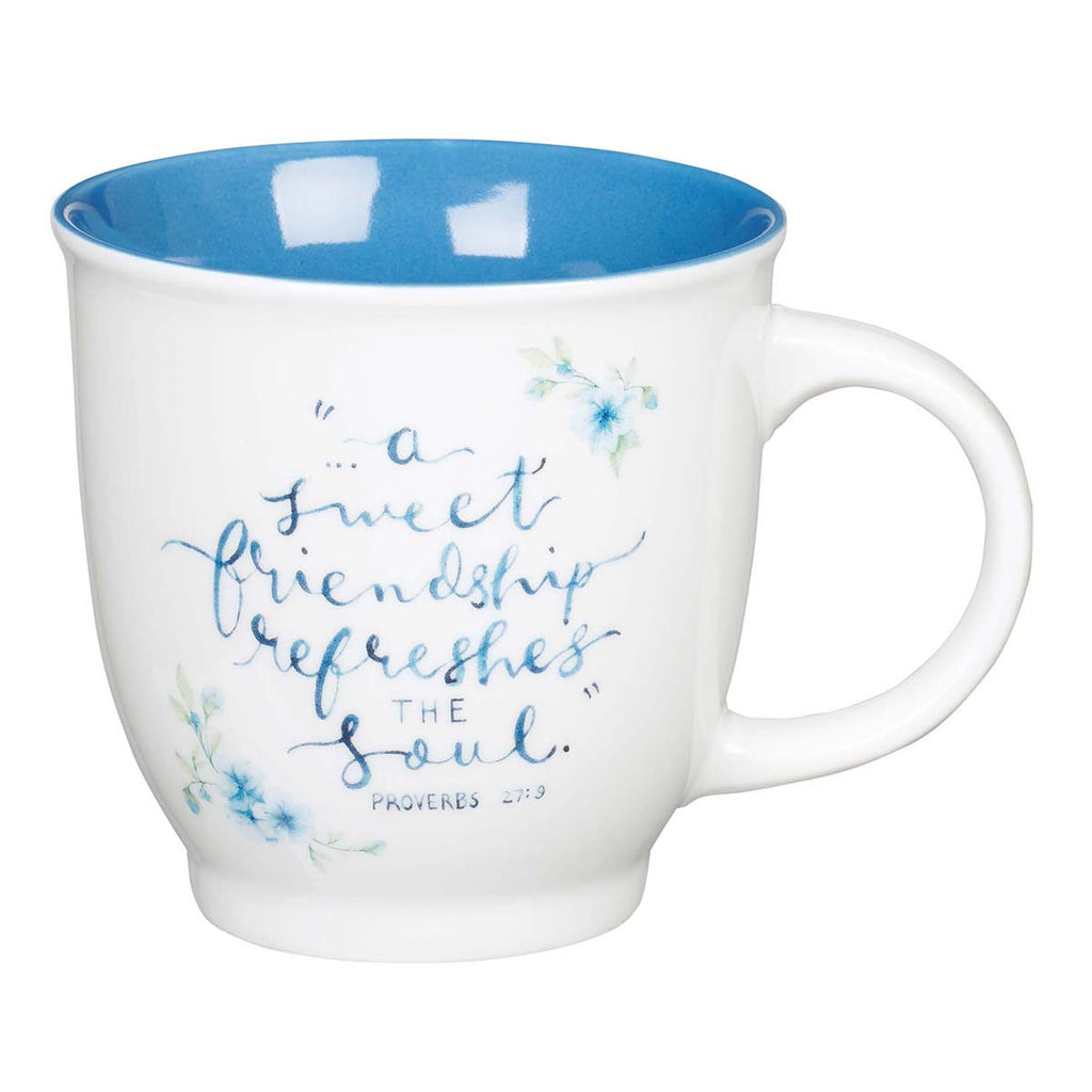 Ceramic Coffee Mug - A Sweet Friendship Proverbs 27:9