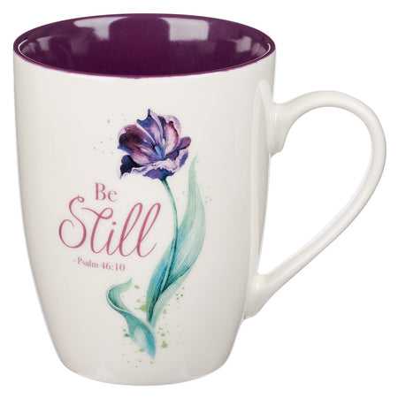 Because I Have A Sister Pink Floral Ceramic Coffee Mug - Proverbs 27:9
