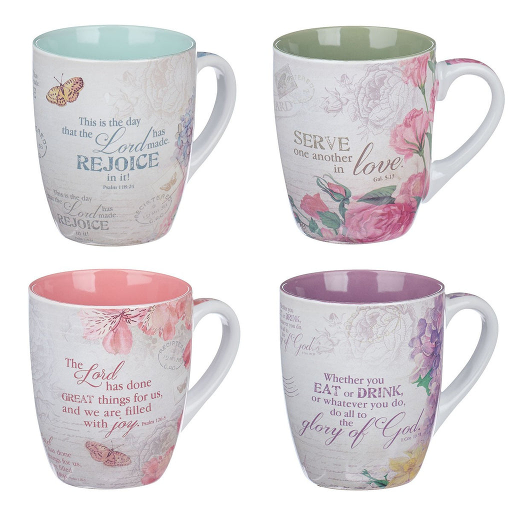 Ceramic Mug Set - Floral Inspirations