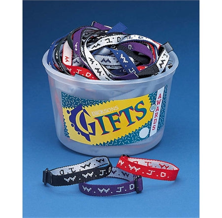 WWJD Woven Bracelets - Single
