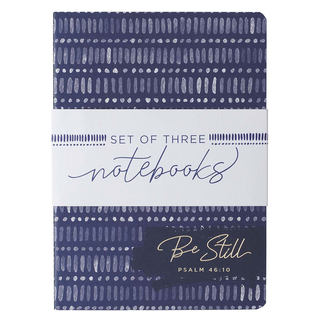 Large Notebook Set - Strong, Still, Joyful Psalm 46:10