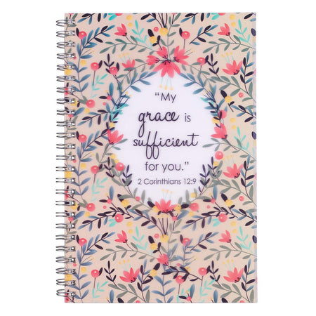 All Things Through Christ Wirebound Notebook - Philippians 4:13
