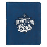 One Minute Devotions For Boys in Luxleather