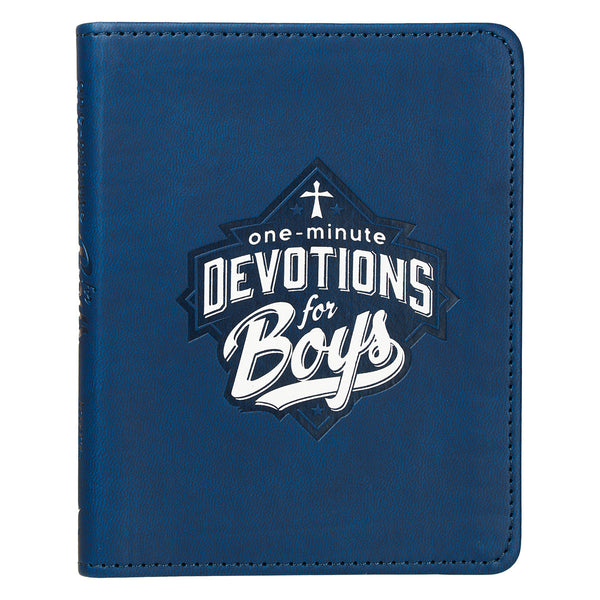 One Minute Devotions For Boys in Luxleather
