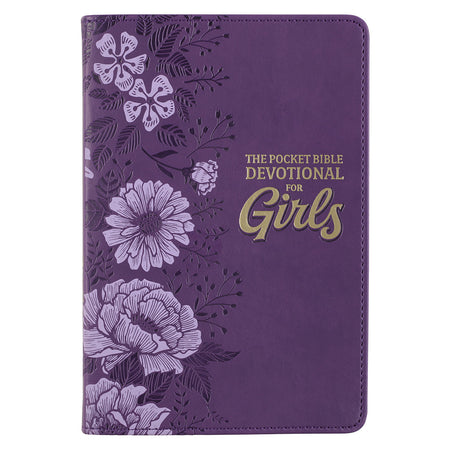 Finding Joy Purple Faux Leather Daily Devotional