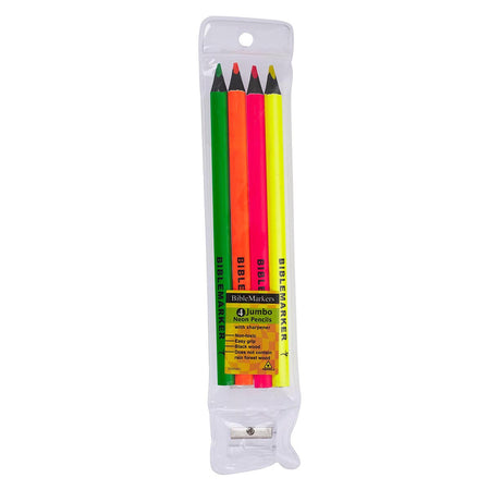 Biblemarkers : Pack of 6 Neon Pencils