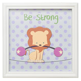 Be Strong Lion, Children's Wall Art