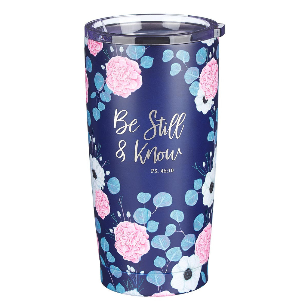 Stainless Steel Mug - Be Still & Know Psalm 46:10