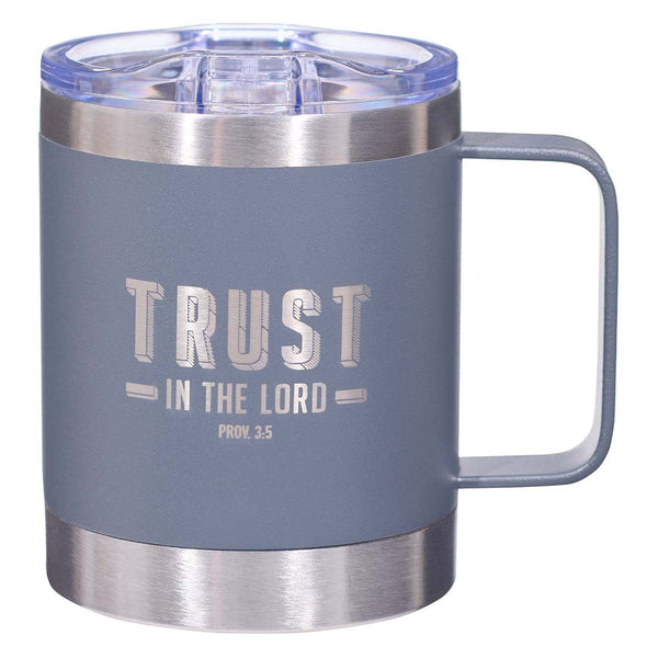 Camp Style Stainless Steel Mug - Trust in the Lord