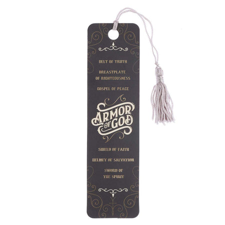 Bookmark with Tassel - Strong & Courageous Joshua 1:9 (order in 6's)