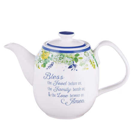 Be Still Teal Meadow 40 Oz Tumbler with Reusable Straw - Psalm 46:10