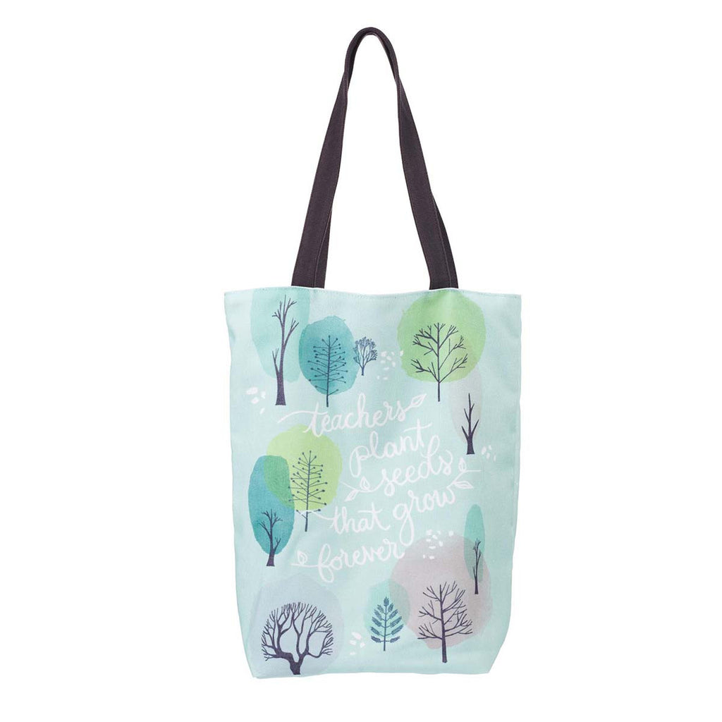 Teachers Plant Seeds Cotton Canvas Tote