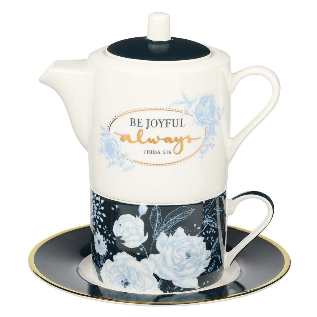 Tea Set for One - Be Joyful Always