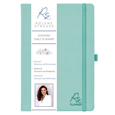 Baxter Undated Planner - Teal Faux Leather