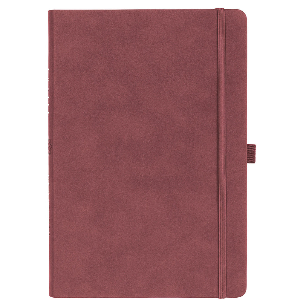 Baxter Undated Planner - Merlot Faux Leather