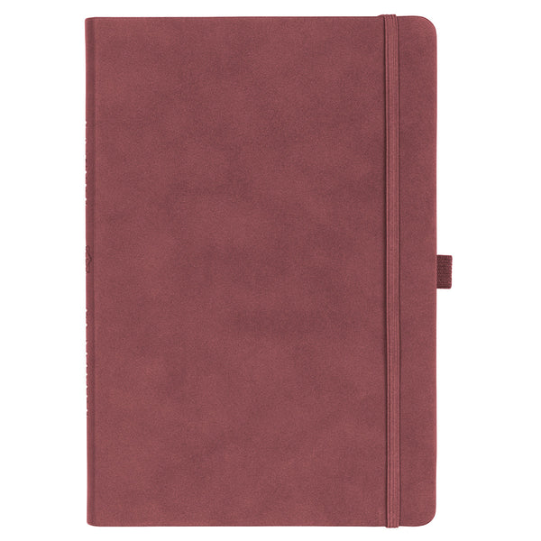 Baxter Undated Planner - Merlot Faux Leather