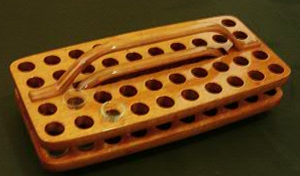40 Hole Wooden Communion Tray GLT01