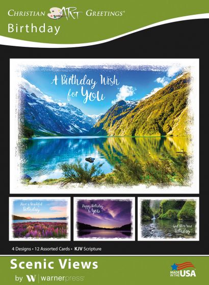 Boxed Card - Birthday : Scenic Views