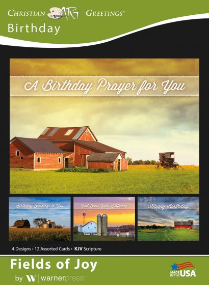 Boxed Card - Birthday : Fields of Joy