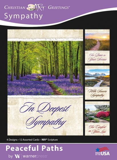 Boxed Card - Sympathy : Peaceful Paths