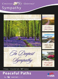 Boxed Card - Sympathy : Peaceful Paths