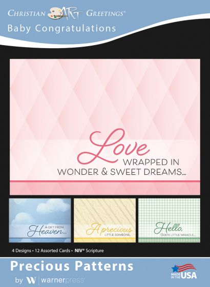 Boxed Card - Baby Congratulations : Precious Patterns