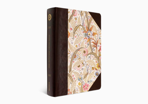 ESV Single Column Journaling Bible®, Large Print Hardcover, Summer Garden Design