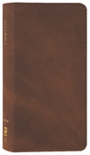 NIV Pocket Thinline Bible Brown (Red Letter Edition)