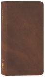 NIV Pocket Thinline Bible Brown (Red Letter Edition)