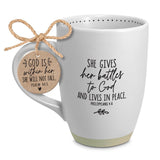 She Inspires Mug - Peace