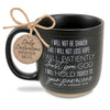 COFFEE MUG AMEN NOT SHAKEN BROWN 20 OZ