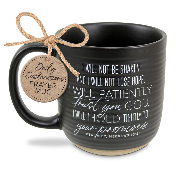 COFFEE MUG AMEN NOT SHAKEN BROWN 20 OZ