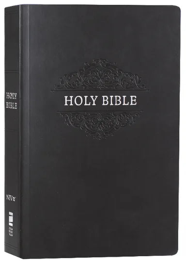 NIV Value Thinline Bible Large Print Brown (Black Letter Edition)