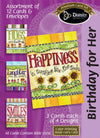 Boxed Cards: Birthday For Her, Happiness: Scripture