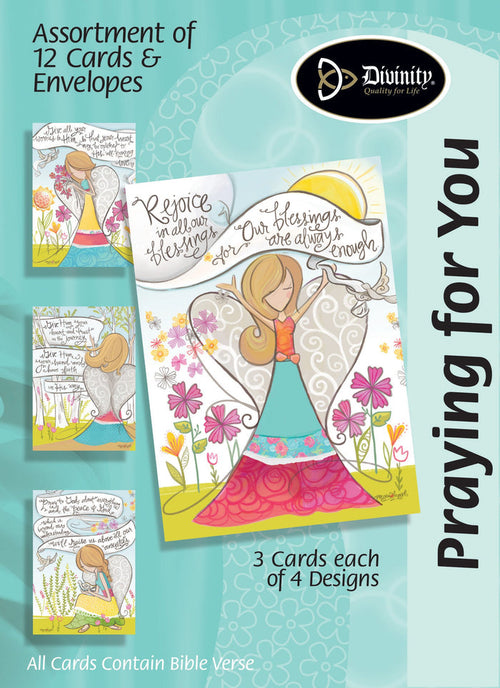 Boxed Cards: Praying For You, Angels