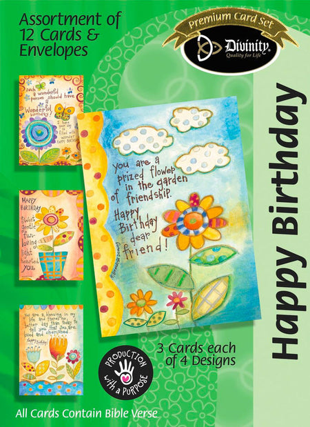 Boxed Cards: Birthday For Him, Canoe, Elk, River and Field Assortment