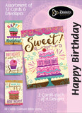 Boxed Cards: Happy Birthday, Cakes & Cupcakes