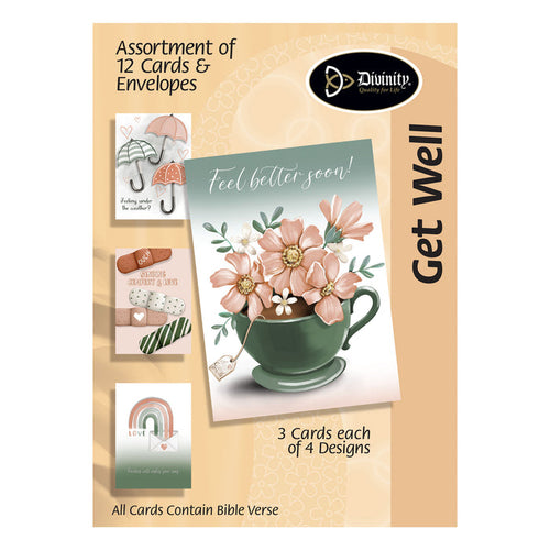 Boxed Cards: Get Well, Flowers & Rainbows