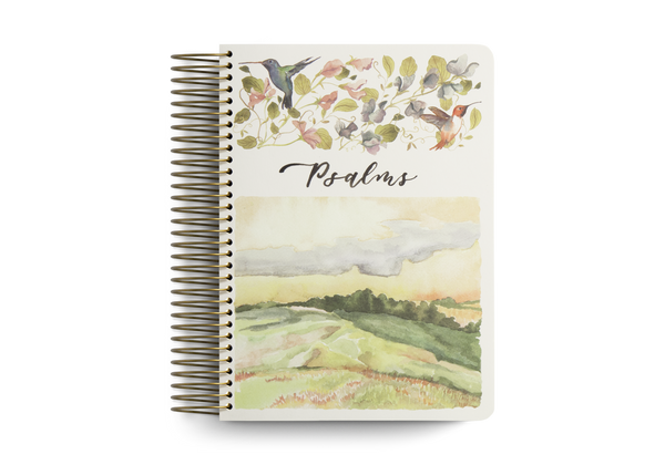 ESV Scripture Journal, Spiral-Bound Edition: Psalms (Artwork by Ruth Chou Simons)